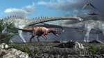 sauropodes, théropodes, ptérosaures